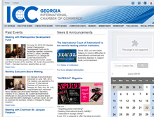 Tablet Screenshot of icc.ge