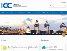 Tablet Screenshot of icc.se